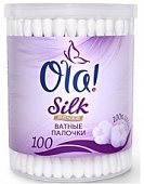 Ola! Silk Sense ватные палочки стакан, 100шт, Целлтекс
